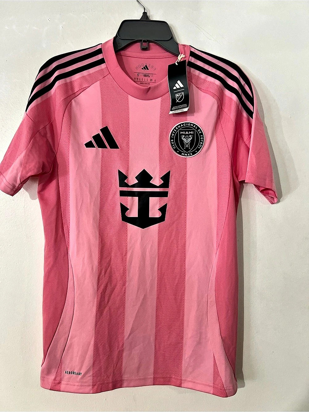 adidas Inter Miami CF Messi 10 Jersey Men's Pink & Black 2XL